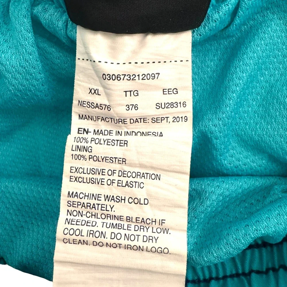 Nike Swim Trunks Men XXL Blue Teal Tie Dye Board Shorts NESSA576